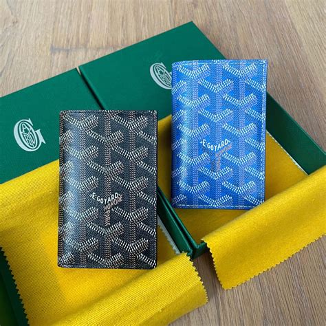 goyard men's wallet styles|authentic goyard wallet.